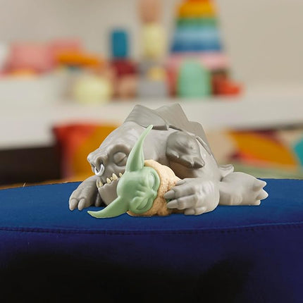 STAR WARS The Bounty Collection Taming The Beast Pack, Rancor & Grogu Mini Action Figures, 2.25-Inch Scale Toys for 4 Year Old Boys & Girls