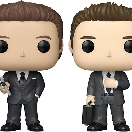 Funko Pop Television: Suits - Harvey and Michael, 2-Pack - Collectable Vinyl Figure - Gift Idea - Official Merchandise - Toys for Kids & Adults - Drama Fans - Model Figure for Collectors