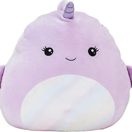 Squishmallows Official Kellytoy Plush 16" Naomi the Narwhal - Ultrasoft Stuffed Animal Plush Toy (Amazon Exclusive)