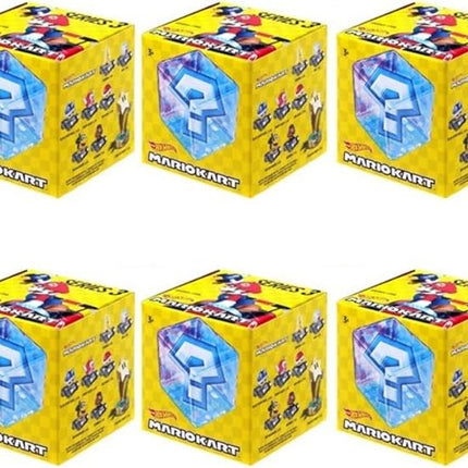 Hot Wheels Mario Kart Series 3 Blind Box Pack of 6 – Die‑Cast Mystery Vehicles Ages 3+