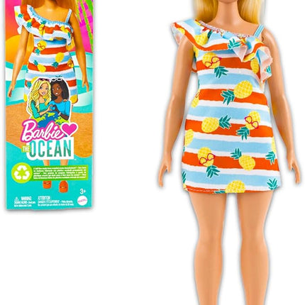 Barbie Closet Playset and Doll - Bundle with Closet, 3 Outfits, 2 Pairs of Shoes, 2 Purses, Necklaces, Beach Doll, Stickers, More | Barbie Dress Up Accessories Set for Girls