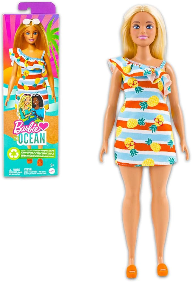 Barbie Closet Playset and Doll - Bundle with Closet, 3 Outfits, 2 Pairs of Shoes, 2 Purses, Necklaces, Beach Doll, Stickers, More | Barbie Dress Up Accessories Set for Girls