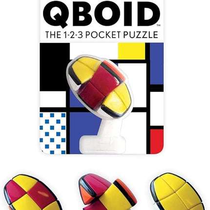 Brainwright - QBOID - The 1-2-3 Pocket Brain Teaser Fidget Puzzle