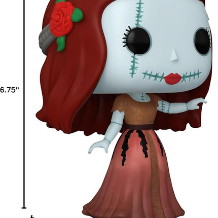 Blue Salamander Emporium Protective Case Bundled with Vinyl Figure – The Nightmare Before Christmas 30th Anniversary – Formal Sally Funko Pop #1380