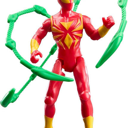 SPIDER-MAN Marvel VenomVersus Epic World of Action, Miles Morales, Iron Spider & Venom, Superhero Toys, Action Figure 4-Pack (Amazon Exclusive)