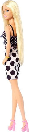 Barbie Fashionistas Doll with Long Blonde Hair - Polka Dot Outfit