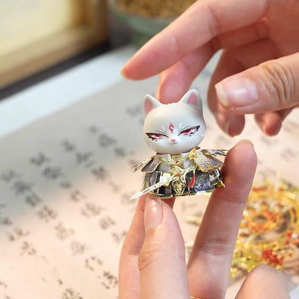 MU 3D Metal Puzzles for Adult The Cat Figure Model Series King of Sword The Emperor Kitten Kitty, Metal Models Kits Miniature Building Hobby Birthday New Year Gifts Home Office Decor Collectibles