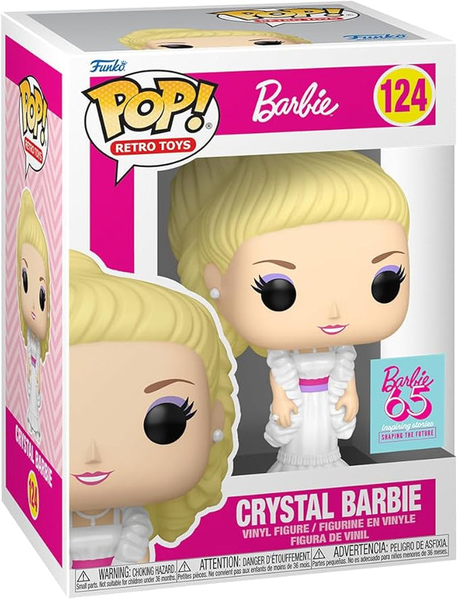 Funko POP! Retro Toys: Barbie - Crystal Barbie - Glitter - Collectable Vinyl Figure - Gift Idea - Official Merchandise - for Kids & Adults - Ad Icons Fans - Model Figure for Collectors and Display