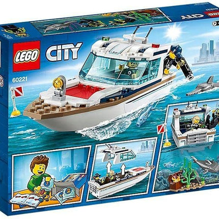 LEGO City Great Vehicles Diving Yacht 60221 Building Kit (148 Pieces)