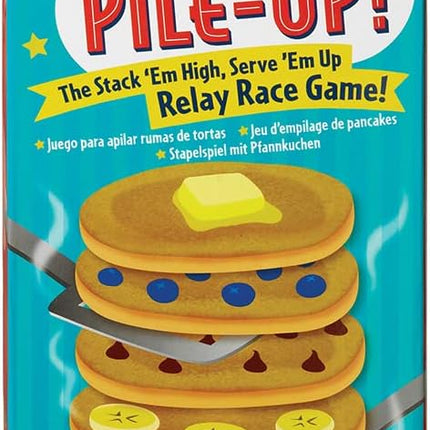 Educational Insights Pancake Pile-Up, Sequence Relay Board Game for Preschoolers, For 2-4 Players, Easter Basket Stuffers for Kids, Gift for Kids Ages 4+