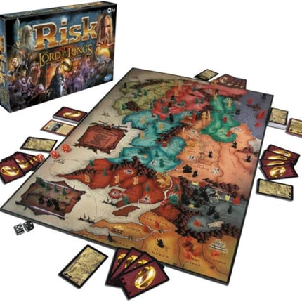Hasbro Gaming Risk: The Lord of The Rings Trilogy Edition Strategy Family Board Games, Ages 10 and Up, for 2-4 Players (Amazon Exclusive)