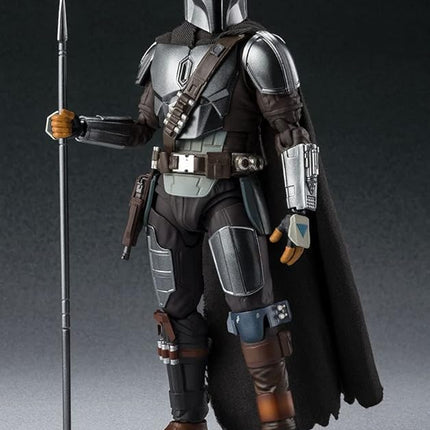 S.H. Figuarts Star Wars The Mandalorian (Din Jalin), Approx. 5.9 inches (150 mm), ABS & PVC & Cloth, Pre-painted Action Figure