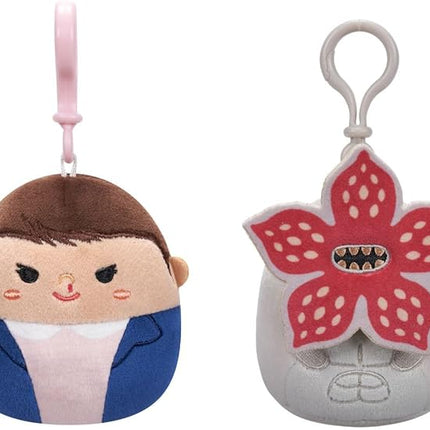 Squishmallows Original “Stranger Things” 3.5-Inch Eleven + Demogorgon 2-Pack - Official Jazwares Plush (Clips)