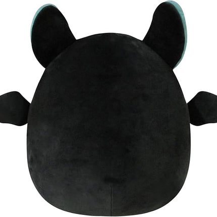 Squishmallows 12-Inch Aldous Teal and Black Fruit Bat - Medium-Sized Ultrasoft Official Kelly Toy Plush