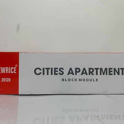 Modern Villas Architecture Building Kit with LED Lights,3 Levels Villas Apartment Building Blocks Toy,for 12+Year Teen,Adul（1399 Pieces）