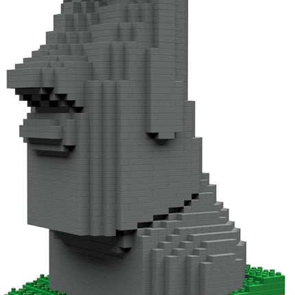 JEKCA Moai Statue 01S | Architecture Plastic Building Blocks | Age 14+