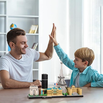 Architecture Series Mini Bricks for Adults and Teens,Paris Skyline Collection,3680 PCS, Micro Building Blocks Set Model Kit,Landmark Model