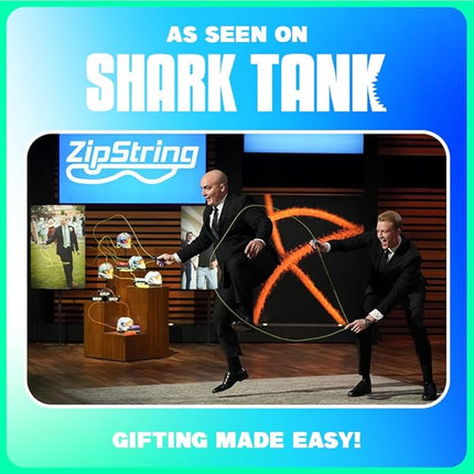 ZipString Original - As Seen on Shark Tank - Classic Rope Launcher Toy, Perfect for Kids & Adults - Fly a String Loop in The Air for Endless Tricks & Fun, Wonderment Awaits, Bold Blue