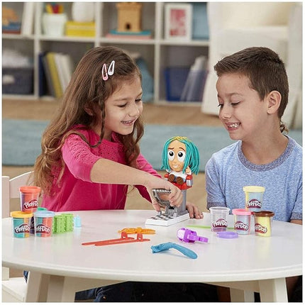 Play-Doh Crazy Cuts Stylist Set, Hair Salon Toy with Tools & 8 Tri-Color Cans, Back to School Classroom Supplies, Kids Arts & Crafts, Preschool Toys, Ages 3+
