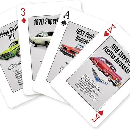 EuroGraphics American Muscle Cars Playing Cards Deck, 54 Classic Images