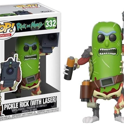 Funko Pop! Animation: Rick & Morty - Pickle Rick with Laser Collectible Figure