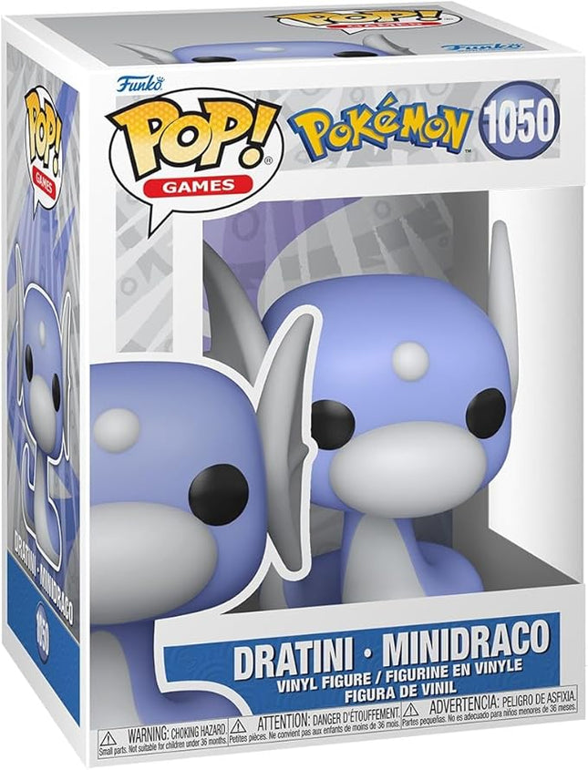 Funko Pop Games: Pokemon - Dratini - Collectable Vinyl Figure - Gift Idea - Official Merchandise - Toys for Kids & Adults - Video Games Fans - Model Figure for Collectors and Display