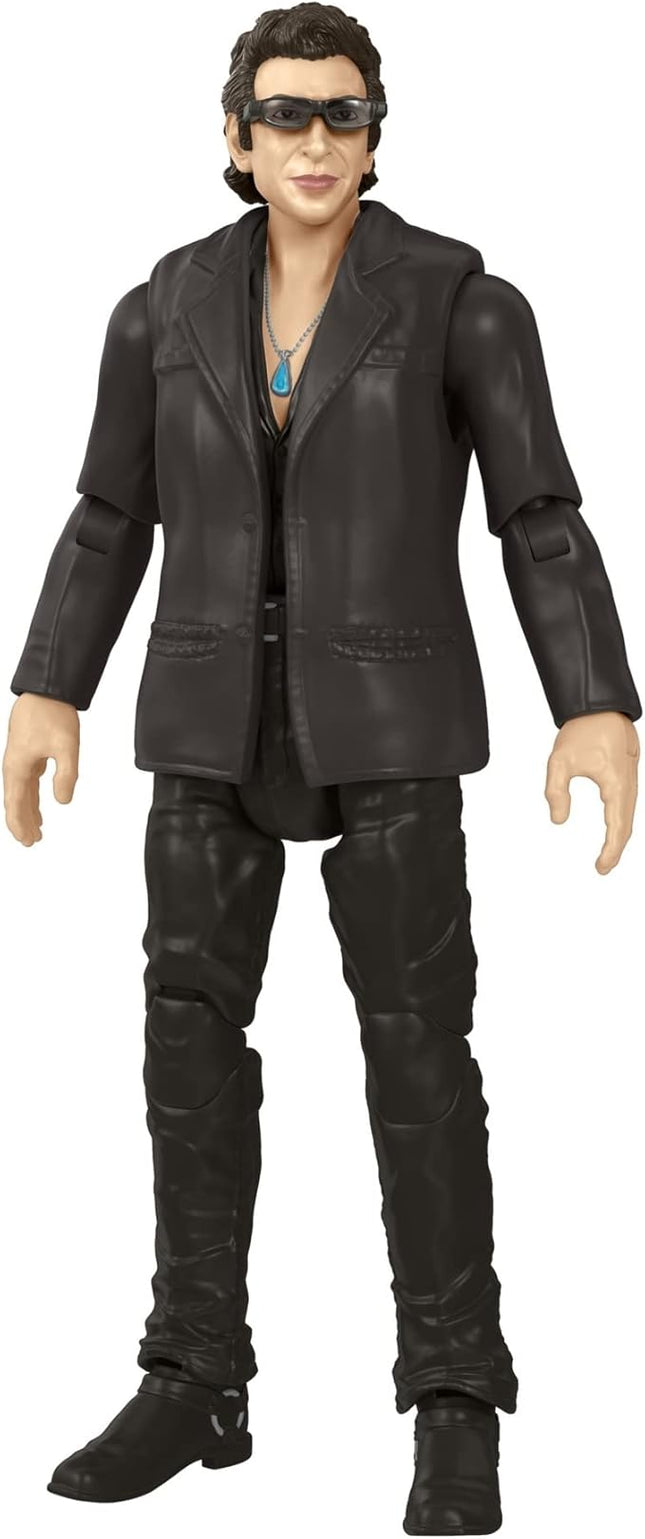 Mattel Jurassic World Toys Jurassic Park Hammond Collection Dr. Ian Malcolm Action Figure with Interchangeable Arms and Accessory, Gift and Collectible