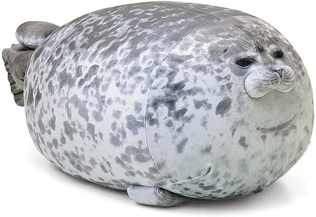 ETAOLINE Chubby Blob Seal Pillow Cute Seal Plush Toy Cotton Stuffed Animals (X-Large)
