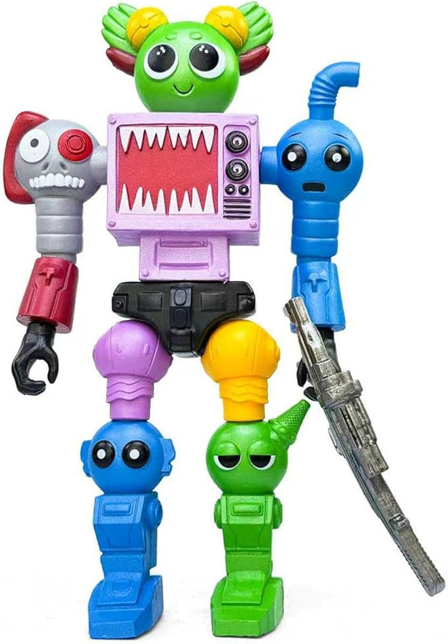 7inch Action Figures Mystery Box,Mystery Box,Sprunky Toys Collection Decoration Set, Sprunkies Toys for Collectible Figurine Gifts Both Play and Display (STL-7)