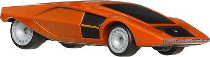 Hot Wheels Premium Car Culture Collectible Toy Car, 1:64 Scale Die-Cast Lancia Stratos Zero, Hammer Drop Vehicle with Real Riders Tires