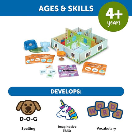 Learning Resources Elephant in the Room Positional Word Activity Set - Educational Games for Kids Ages 4+, Speech Therapy Tools
