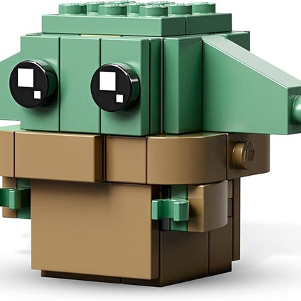 Lego BrickHeadz Star Wars The Mandalorian & The Child 75317 Building Kit, Fun Building Toy for Kids and Any Star Wars Fan Featuring Buildable The Mandalorian and The Child Figures (295 Pieces)