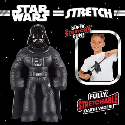 STRETCH ARMSTRONG Stretch Star Wars Darth Vader Action Figure Toy Collectible - Black Helmet Series Lord Mini 7” Stretchy Toys for Jedi or Padawan Ages 5, 6, 7, 8 Multi-colored