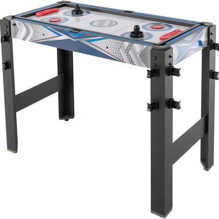 Air Hockey Table, 5-in-1 Multi Game Table for Adults, Indoor Outdoor Combo Game Table with Billiards, Basketball, Hockey, Ping Pong, Safe Archery Target Shooting, Accurate Digital LED Scoreboard