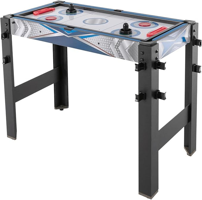 Air Hockey Table, 5-in-1 Multi Game Table for Adults, Indoor Outdoor Combo Game Table with Billiards, Basketball, Hockey, Ping Pong, Safe Archery Target Shooting, Accurate Digital LED Scoreboard