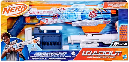 Nerf Loadout Arctic Zerostriker Blaster and N1 Darts