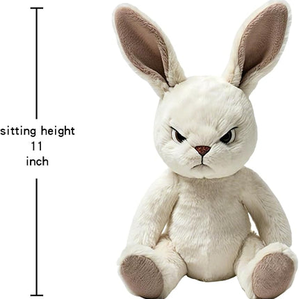Bunny Stuffed Animal – Cute White Rabbit Plush Toy for Kids & Adults – Birthday Surprise & Room Decor –A Cuddly Companion for Everyday hugs and Bedtime