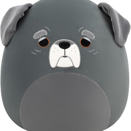 Squishmallows Original 20in Herschel The Black and Grey Senior Dog – Official Jazwares Plush (Jumbo)