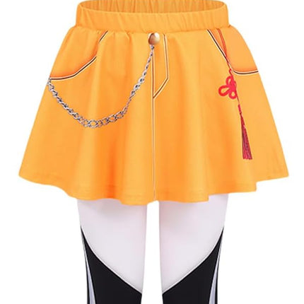 Girls Demon Pop Singer Hunters Costume 3-14 Years Stage Dance Idol Cosplay Outfit, Kids Halloween Costumes