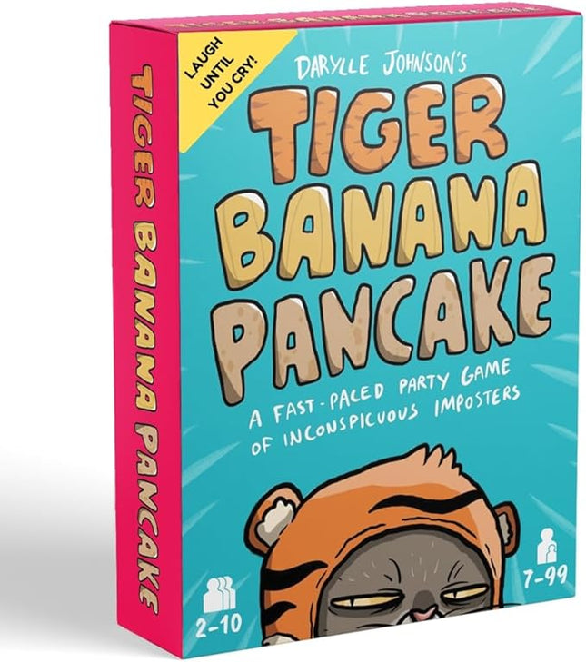 I'm Right You're Wrong Tiger Banana Pancake: 5 Min Card Game for Families, Fun & Hilarious Party Game for Kids, Teens & Adults, Ages 7-99, 2-10 Players, Designed by Darylle Johnson, seen on Netflix