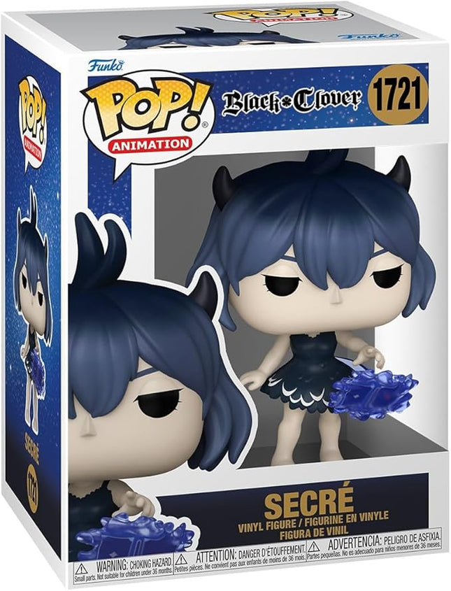 Funko POP! Animation: Black Clover - Secre - Secré - 1/6 Odds for Rare Chase Variant - Collectable Vinyl Figure - Gift Idea - Official Merchandise - for Kids & Adults - Anime Fans