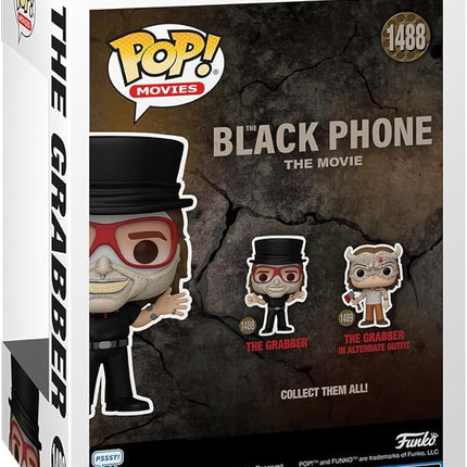 Funko POP! Movies: Black Phone - The Grabber - 1/6 Odds for Rare Chase Variant - Collectable Vinyl Figure - Gift Idea - Official Merchandise - for Kids & Adults - Horror Fans