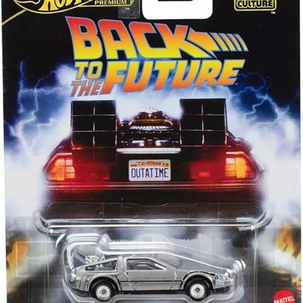 Hot Wheels Premium Back to The Future Time Machine - Real Riders