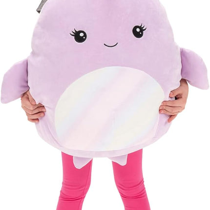 Squishmallows Official Kellytoy Plush 16" Naomi the Narwhal - Ultrasoft Stuffed Animal Plush Toy (Amazon Exclusive)