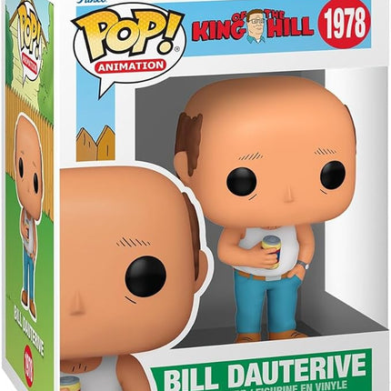 Funko Pop! TV: King Of the Hill - Bill Dauterive - Collectable Vinyl Figure - Gift Idea - Official Merchandise - Toys for Kids & Adults - Cartoons Fans - Model Figure for Collectors and Display