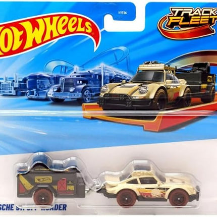 Hot Wheels Track Fleet, Porsche 911 Off-Roader [Tan] 1:64 Scale Diecast Car