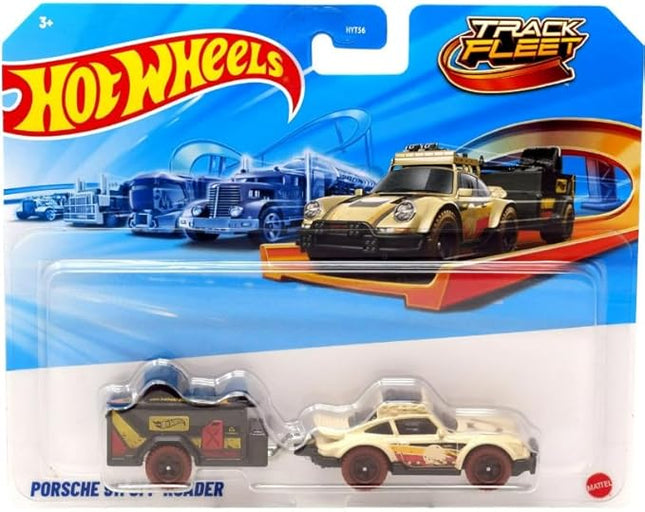 Hot Wheels Track Fleet, Porsche 911 Off-Roader [Tan] 1:64 Scale Diecast Car