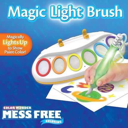 Crayola Color Wonder Magic Light Brush, Mess Free Painting Station for Kids, Toddler Toys & Activities, Holiday & Christmas Gifts for Kids, Ages 3+