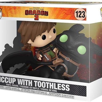 Funko POP! Rides Deluxe: How to Train Your Dragon – Hiccup with Toothless - Collectable Vinyl Figure - Gift Idea - Official Merchandise - for Kids & Adults - Movies Fans