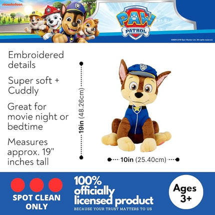 Paw Patrol Chase Kids Bedding Super Soft Plush Cuddle Pillow Buddy, One Size, By Franco